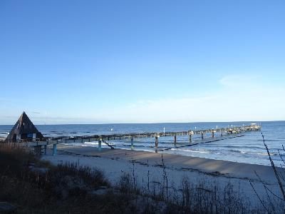 Seebrücke von Koserow (600m entfernt)